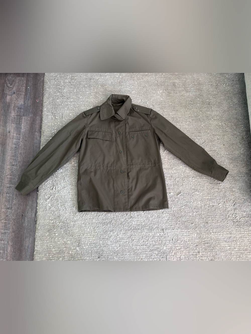 Men's Military Field Jacket in Olive